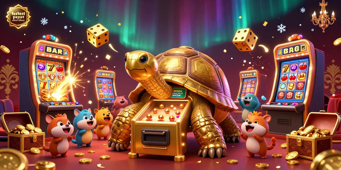 Experience excitement at the fastest payout online casino with dynamic scenes of vibrant slot action.
